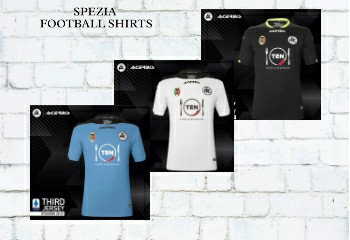 Spezia football shirts 2020-21